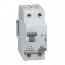 Srovės nuotekio relė RCD RX Legrand 402025 (AC, 40A, 2P, 30mA, 230V)