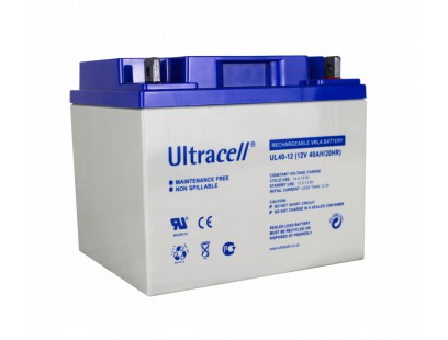 Akumuliatorius Ultracell UL40-12 (40 Ah, 12V)