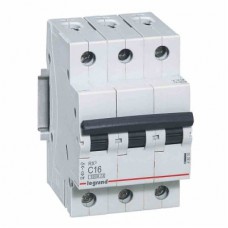 Automatinis jungiklis MCB RX3 Legrand 419235  (16A, 3P, 400V, 6kA)