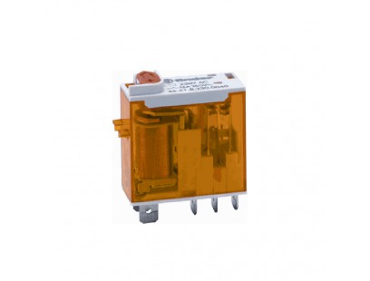Relė 1 grupė 46 serijos Finder 466180240054 (24V AC, 16A/250VAC, TEST mygtukas, LED indikacija)