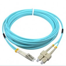 Optinis jungiamasis laidas LC/UPC-SC/UPC (SM 9/125, OM2, LSZH, dplx, 5m)