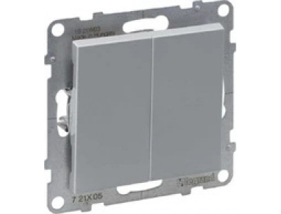 2 kl. mygtukas aliuminis SUNO Legrand 721317