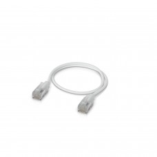 Patch kabelis Ubiquiti UACC-Cable-Patch-EL-0.3m-W (UTP Cat6, 0.3 m, balta)