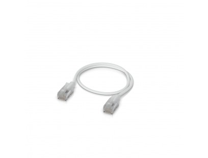 Patch kabelis Ubiquiti UACC-Cable-Patch-EL-0.3m-W (UTP Cat6, 0.3 m, balta)