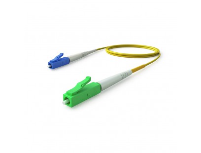 Optinis jungiamasis kabelis LC/UPC–LC/APC (SM, simplex, G652D, 9/125µm, OS1/OS2, LSZH, 3mm, 5m)