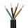 Lietkabelis OMY maitinimo kabelis H03VV-F 4x0.5mm2 (juodas, 100m)