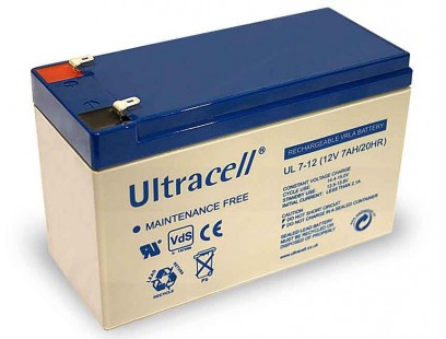 Akumuliatorius Ultracell UL7-12 (7Ah, 12V)