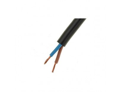 Lietkabelis OMY kabelis 2x1.5mm2 (juodas, 100m)