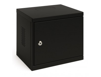 Komutacinė spinta 10'' pakabinama 4U 300x300x279mm (juoda, nesurinkta)