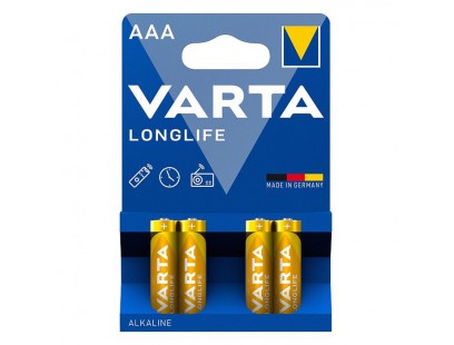 Baterija VARTA Alkaline Longlife LR03/AAA (4 vnt.)