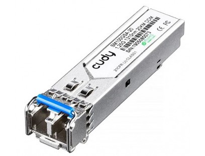 Optinis Integruojamas keitiklis SFP Cudy SM100GSA-20 (1.25Gbps, Single mode, Duplex, TX1310nm, 20km, LC)