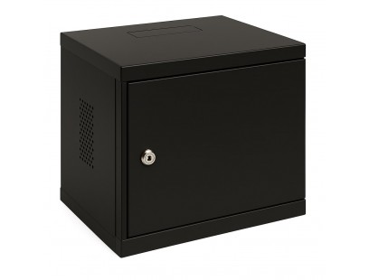 Komutacinė spinta 10'' pakabinama 6U 300x300x279mm (juoda, nesurinkta)