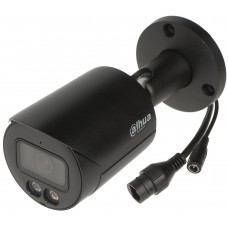 Dahua Bullet IPC-HFW2849S-S-IL-0280B-BLACK F2.8 (Juoda, 8MP 4K UHD, ~104°, IR+balta šviesa 30m, IP67)