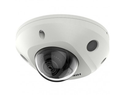 Hikvision mini dome DS-2CD2546G2-I F4 (balta, 4 MP, 30 m. IR, AcuSense)