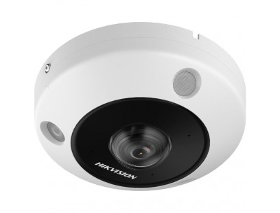 Hikvision fisheye DS-2CD2955G0-ISU (balta, 5 MP, 8 m. IR)