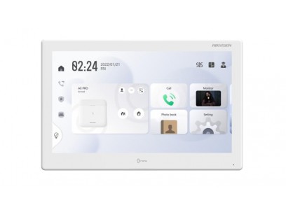 Hikvision android monitorius telefonspynėms DS-KH9510-WTE1(B) (baltas)