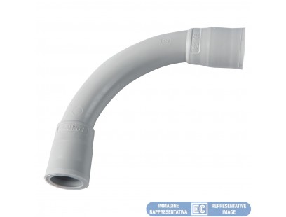 Kampinis sujungimas Elettrocanali EC74320 (D20, pilkas (RAL7035), behalogenis)