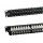 Komutacinė panelė 19" 1U 48 portų Excel 100-394 (Cat.6e)