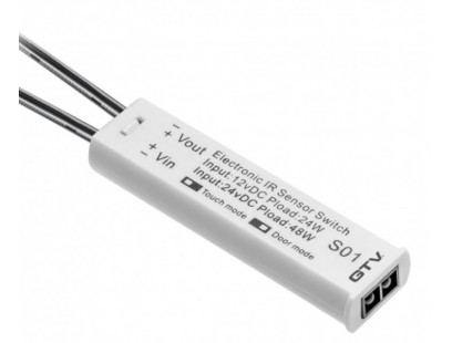 Bekontaktis jungiklis LED juostoms GTV AE-WBBUNI-10DIM (baltas, 12V)
