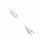 Laidinis jungiklis GTV LD-KABE2M-00 (2m, baltas)