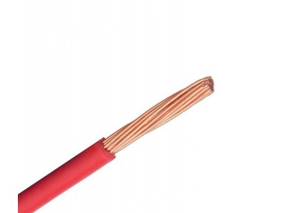 H07V-K (LgY) 1x2.5 mm2 vienagyslis laidas ELPAR (daugiavielis, raudonas, 1 m)