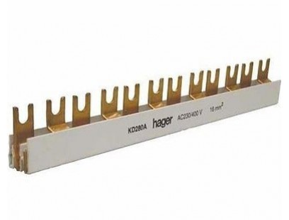 Izoliuota sujungimo šyna Hager KDN180A (1P, 12 mod., 16mm)