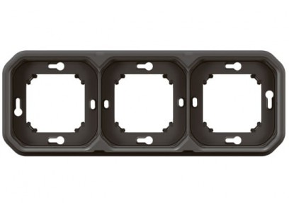 Virštinkinė dėžutė 3 vt. Plexo Legrand 069608L (antracitas)
