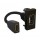 HDMI 1.4 modulinis lizdas Legrand Mosaic 079478L (įleidžiamas, juodas)
