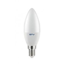 LED lemputė matinė žvakutė GTV LD-SMDC37-80 (8w, E14, 3000K)