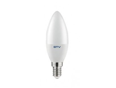 LED lemputė matinė žvakutė GTV LD-SMDC37-80 (8w, E14, 3000K)