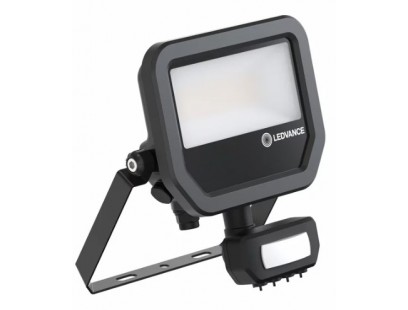 LED prožektorius Floodlight su judesio davikliu (juodas, 17W, 4000K, IP65, 2400lm) Ledvance 4099854309526