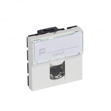 RJ45 lizdas Legrand Mosaic 076564 (Baltas, UTP Cat6, 2 mod.)