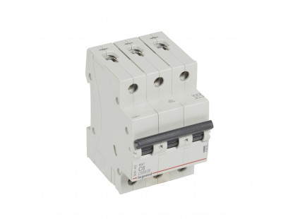 Automatinis jungiklis MCB RX3 Legrand 419232 (6A, 3P, 400V, 6kA)