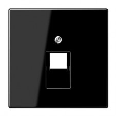 Kompiuterinio lizdo apdaila JUNG LS969-1UASW (juoda, 1xRJ45)