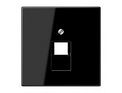 Kompiuterinio lizdo apdaila JUNG LS969-1UASW (juoda, 1xRJ45)