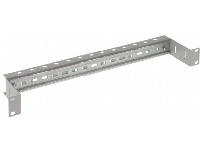 Montavimo panelė VTS0026 19" 1U (įgilinta, su DIN bėgeliu)