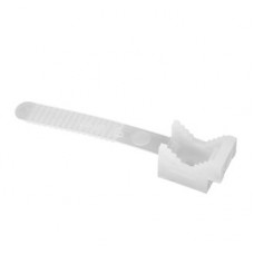 Prisukamas laikiklis kabeliui su dirželiu Pawbol H.7202C UP-22 (baltas, 22mm, 100vnt)