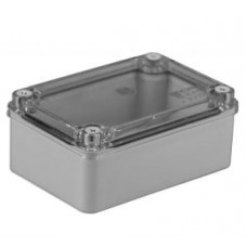 Hermetinė dėžutė skaidriu dangteliu Pawbol S-BOX 216-P (pilka, 120x80x50)