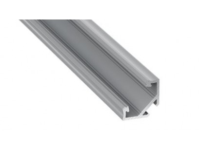Aliuminis kampinis profilis Lumines LED juostoms C (pilkas, 2m)