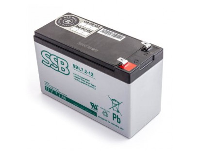 Akumuliatorius SSB SBL (7.2Ah, 12V, F2, VRLA)