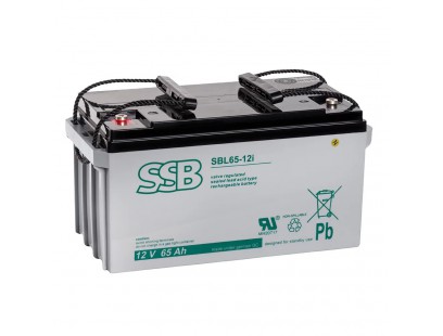Akumuliatorius (AGM) SSB SBL (65Ah, 12V, F13 M6, VRLA)