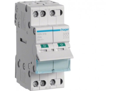 Kirtiklis Hager SBN316 (3P, 16A, 400V, 2 mod.)