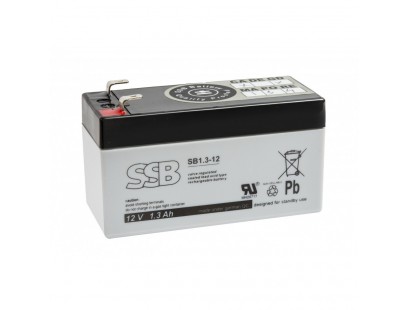 Akumuliatorius (AGM) SSB SB (1.3Ah, 12V, F1, VRLA)