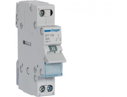 Modulinis perjungėjas Hager SFT140 (1P, 40A, 1 mod.)
