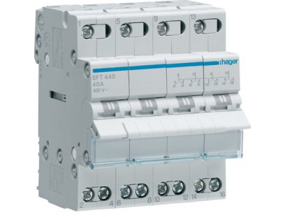 Modulinis perjungėjas Hager SFT440 (4P, 40A, 4 mod)