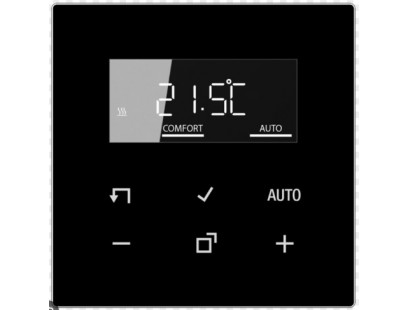 Termostatas su LCD ekranu JUNG TRDLS1790SW (Juodas,vidaus, programuojamas)