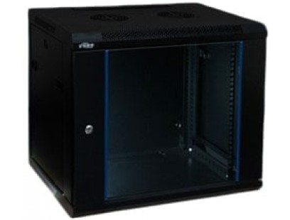 Komutacinė spinta 19'' pakabinama 4U 600x450x279mm (juoda, nesurinkta, IP20) ASP2-6404