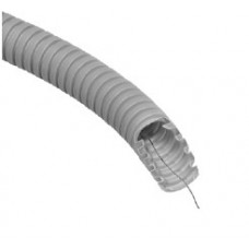 Gofruotas vamzdis su viela 40mm (pilkas, 25m, 320 N/5 cm, D40) Pipelife