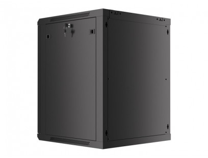 Komutacinė spinta 19'' pakabinama 15U 600x600mm (juoda, nesurinkta, IP20) ASP2-6615