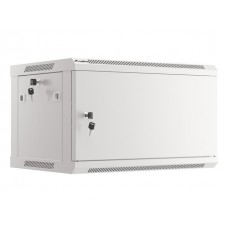Komutacinė spinta 19'' pakabinama 6U 600x450mm (pilka, nesurinkta, IP20) ASP2-6406